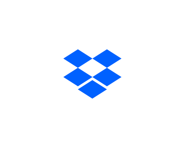 Dropbox云存储logo设计