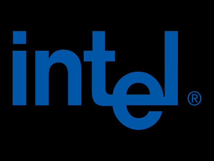 Intel logo old