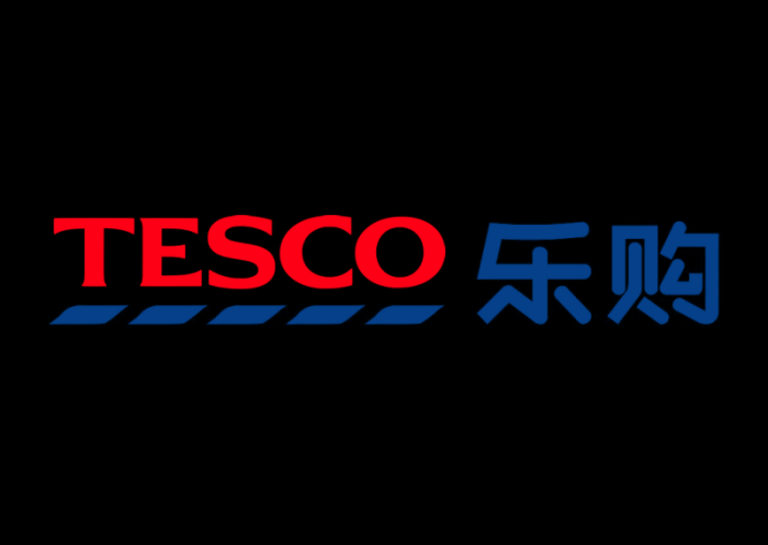 Tesco logo Chinese