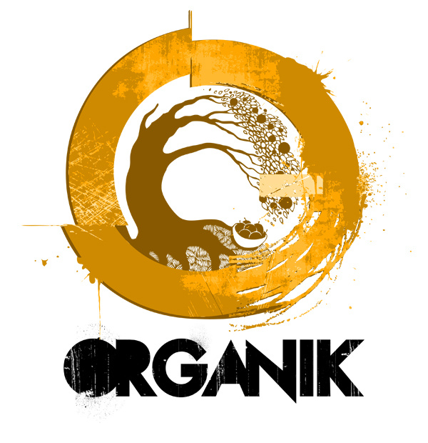 Organik logo yellow