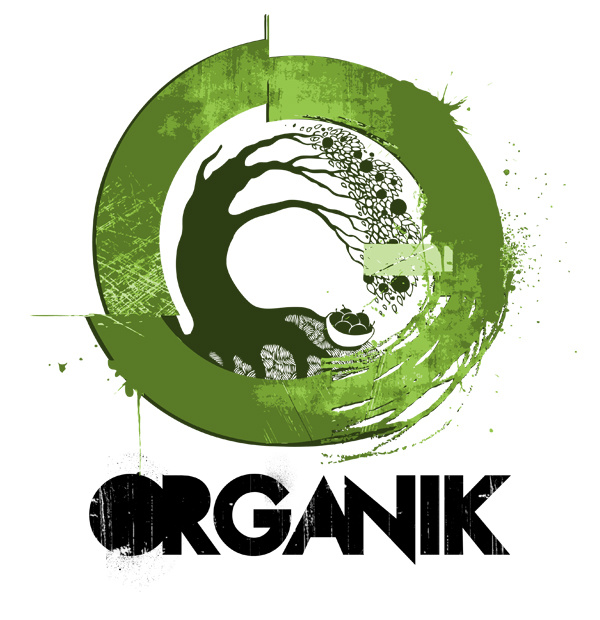 Organik logo green