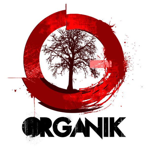 Organik logo red