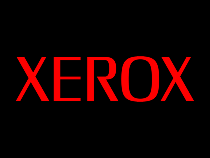 Xerox logo old wordmark
