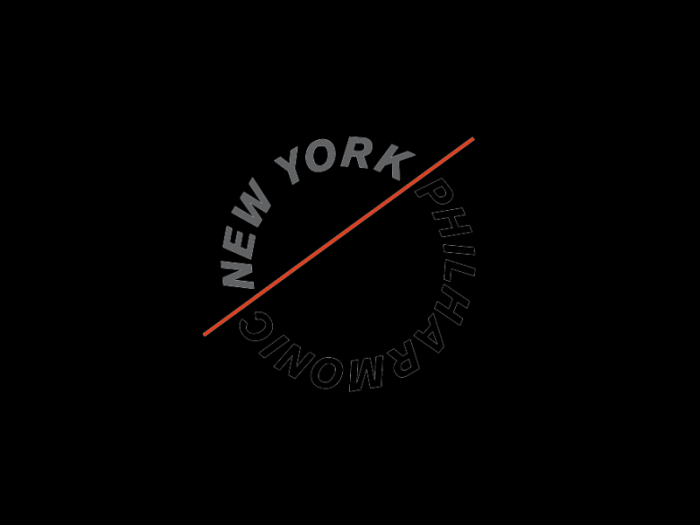 纽约Philharmonic爱乐乐团logo设计