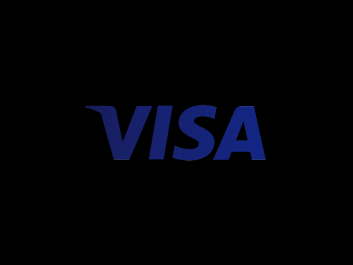 Visa跨国金融服务logo设计