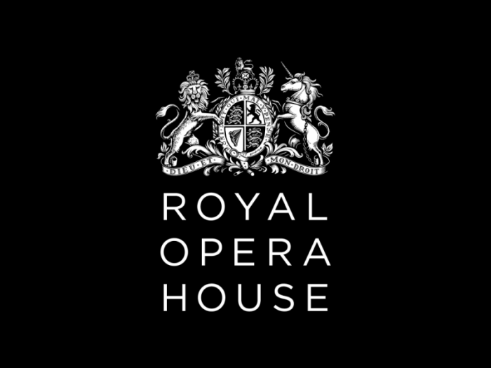 Royal Opera House logo white