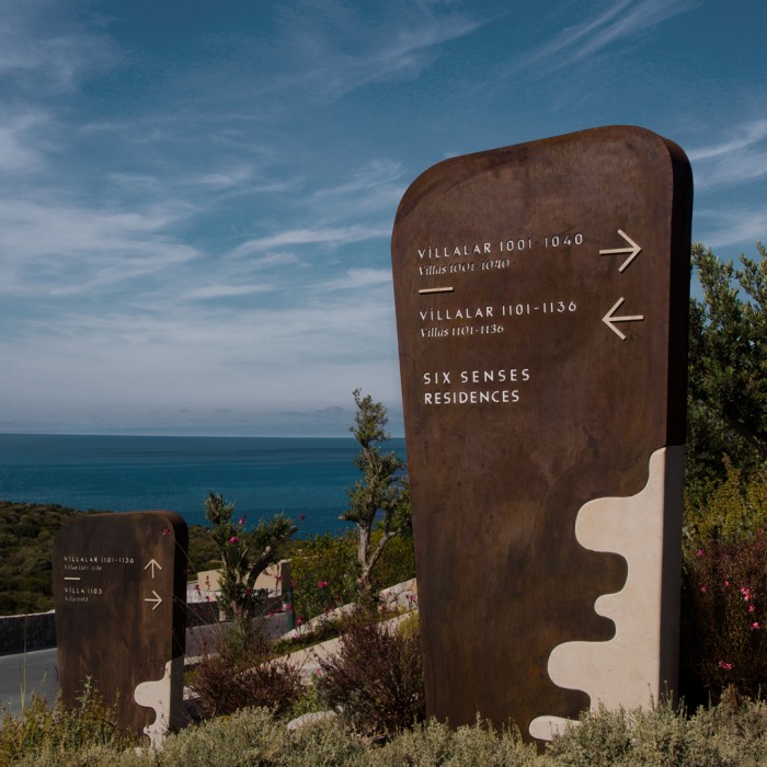 Six Senses Kaplankaya,六感酒店标识设计 © Federation