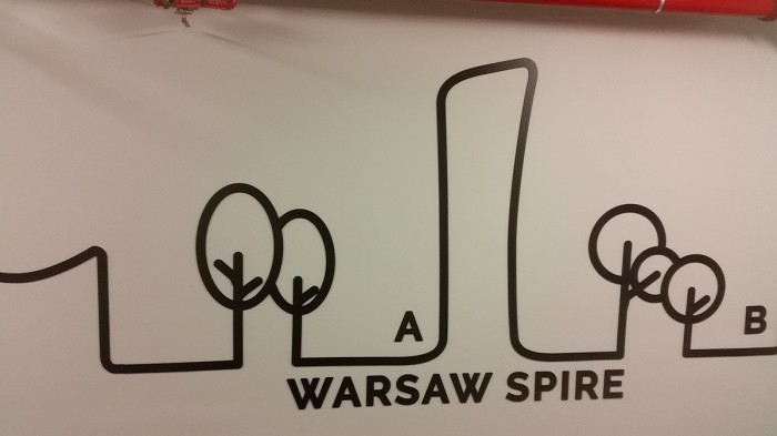 Warsaw Spire导视作品 © ADVERTIS