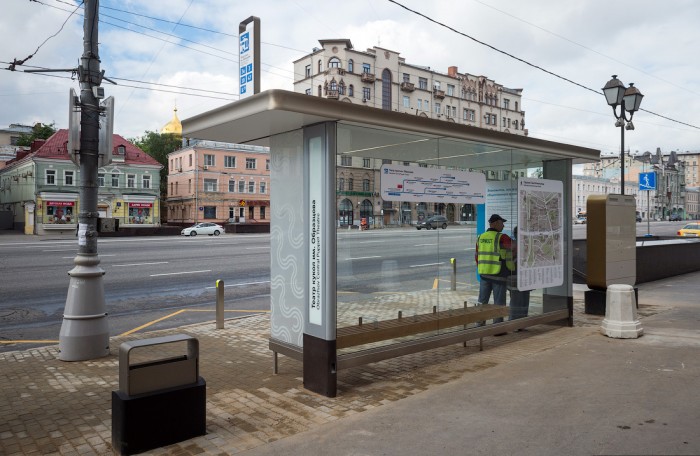 莫斯科全新公交站台设计 © Billings Jackson Design