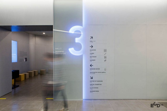 三星创新博物馆展示空间与指示系统设计