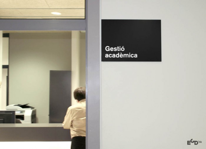 巴塞隆纳艾利萨瓦设计学院环境指示系统设计
