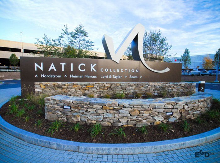 Natick Collection购物中心环境指示系统设计