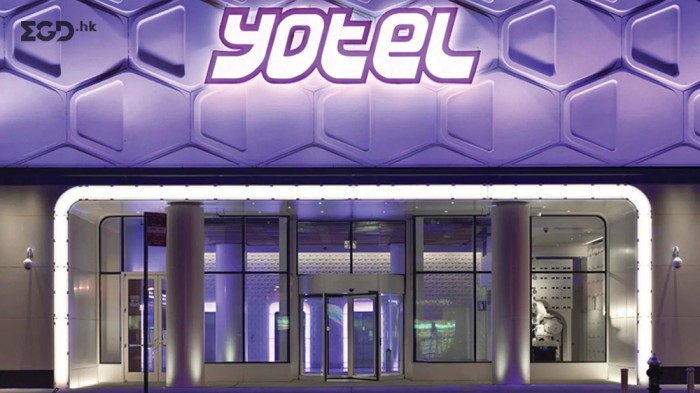 yotel hotel酒店导视系统设计 © GBH