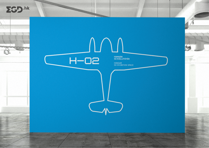 REPTÁR航空博物馆品牌和导视系统设计 © de_form 
