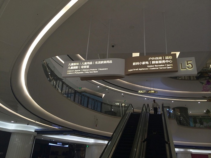 曼巴特购物广场导视，商业导视，购物中心导视，综合体标识设计