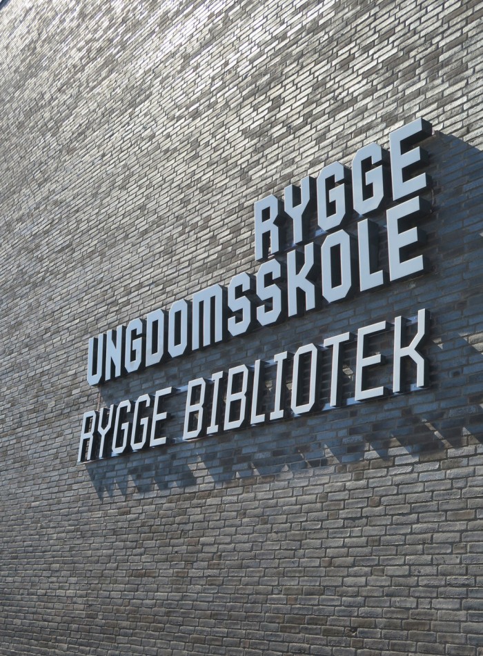 Rygge市新初中和公共图书馆导视系统设计©elkemo