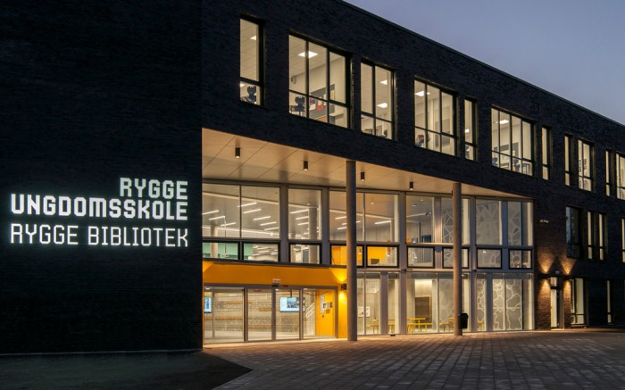 Rygge市新初中和公共图书馆导视系统设计©elkemo