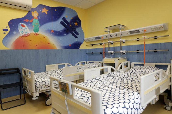 皮洛戈夫儿童医院环境图形系统 © LHSA+DP