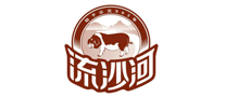 流沙河生鲜肉品标志logo设计,品牌设计vi策划