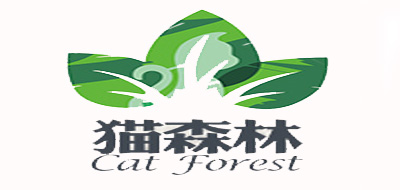 猫森林Cat Forest猫砂标志logo设计,品牌设计vi策划