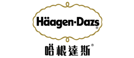 哈根达斯Haagen-Dazs零食标志logo设计,品牌设计vi策划