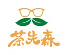 茶先森绿茶标志logo设计,品牌设计vi策划