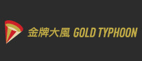 金牌大风goldtyphoon音像制品标志logo设计,品牌设计vi策划