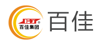 百佳BJ办公设备标志logo设计,品牌设计vi策划