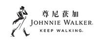 JohnnieWalker尊尼获加威士忌标志logo设计,品牌设计vi策划