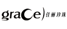 佳丽grace珍珠标志logo设计,品牌设计vi策划