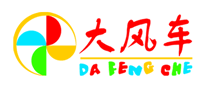 Dafengche大风车家教标志logo设计,品牌设计vi策划