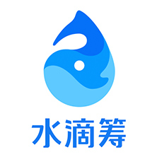 水滴筹社交应用标志logo设计,品牌设计vi策划
