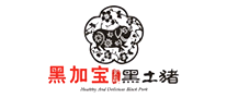 黑加宝生鲜肉品标志logo设计,品牌设计vi策划
