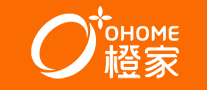 橙家OHOME互联网家装标志logo设计,品牌设计vi策划