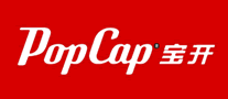 PopCap宝开休闲游戏标志logo设计,品牌设计vi策划