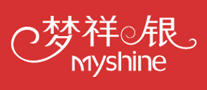 梦祥银Myshine珠宝首饰标志logo设计,品牌设计vi策划