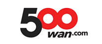 500wan网上购物标志logo设计,品牌设计vi策划