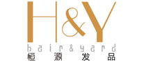 恒源H&Y假发标志logo设计,品牌设计vi策划