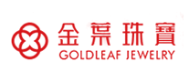 金叶珠宝黄金标志logo设计,品牌设计vi策划
