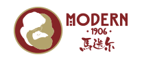 马迭尔MODERN冰淇淋标志logo设计,品牌设计vi策划