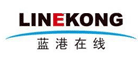 蓝港在线LINEKONG钻石标志logo设计,品牌设计vi策划