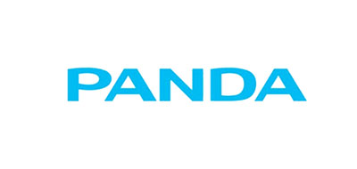 熊猫电视PANDA液晶电视标志logo设计,品牌设计vi策划