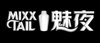 Mixxtail魅夜鸡尾酒标志logo设计,品牌设计vi策划