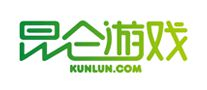 KUNLUN昆仑游戏手机游戏运营商标志logo设计,品牌设计vi策划