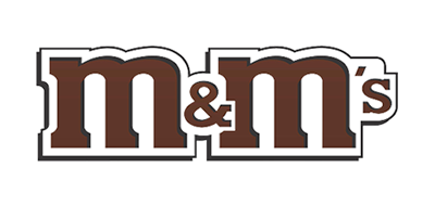 玛氏朱古力豆M&M’s牛奶标志logo设计,品牌设计vi策划
