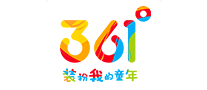 361°kids跑鞋标志logo设计,品牌设计vi策划