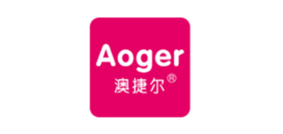 澳捷尔AOGER拖鞋标志logo设计,品牌设计vi策划