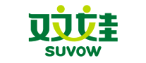 双娃SUVOW婴儿奶粉标志logo设计,品牌设计vi策划