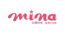 米娜mina杂志标志logo设计,品牌设计vi策划