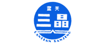 蓝天三晶食盐标志logo设计,品牌设计vi策划